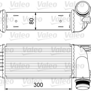 Intercooler compresor VALEO 818583