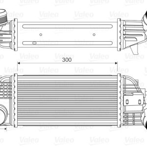 Intercooler compresor VALEO 818620
