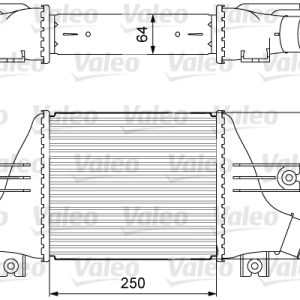Intercooler compresor VALEO 818638
