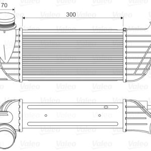 Intercooler compresor VALEO 818651