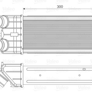 Intercooler compresor VALEO 818663