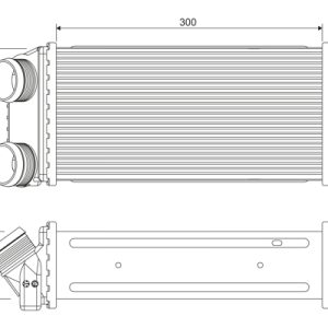 Intercooler compresor VALEO 818822