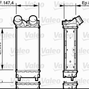 Intercooler compresor VALEO 818837