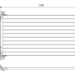 Condensator climatizare VALEO 822703