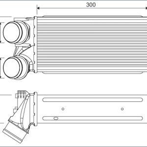 Intercooler compresor VALEO 822925