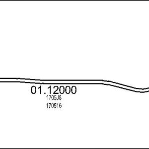 Racord evacuare MTS 01.12000 – PEOUGET | AutoRival