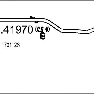 Racord evacuare MTS 01.41970 – PEOUGET | AutoRival