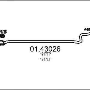 Racord evacuare MTS 01.43026 – PEOUGET | AutoRival
