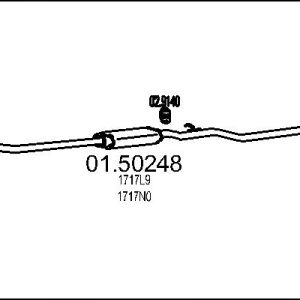 Toba esapamet intermediara MTS 01.50248 – PEOUGET | AutoRival