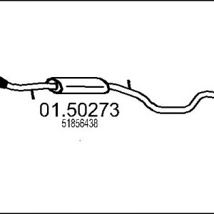 Toba esapamet intermediara MTS 01.50273 – PEOUGET | AutoRival