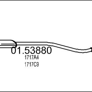 Toba esapamet intermediara MTS 01.53880 – PEOUGET | AutoRival