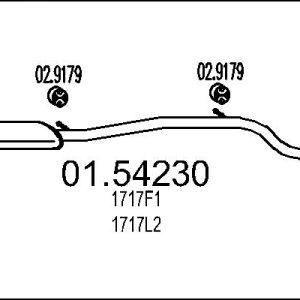 Toba esapamet intermediara MTS 01.54230 – PEOUGET | AutoRival