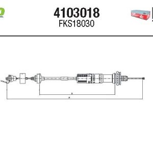 Cablu ambreiaj FTE 4103018 – PEOUGET | AutoRival