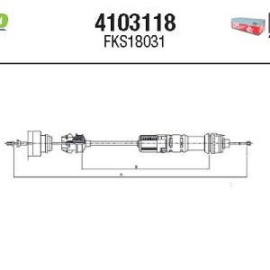 Cablu ambreiaj FTE 4103118 – PEOUGET | AutoRival