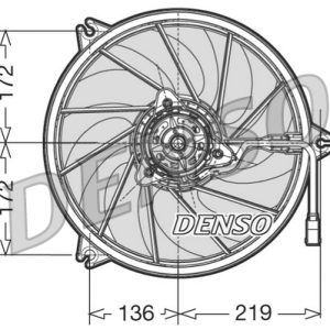 Ventilator radiator DENSO DER21010 – PEOUGET | AutoRival