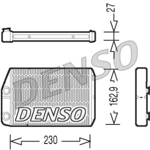 Schimbator de caldura incalzire habitaclu DENSO DRR09034 – PEOUGET | AutoRival