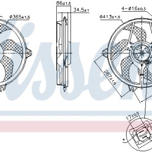 Ventilator radiator NISSENS 850093 – PEOUGET | AutoRival