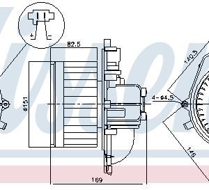 Ventilator habitaclu NISSENS 87518 – PEOUGET | AutoRival