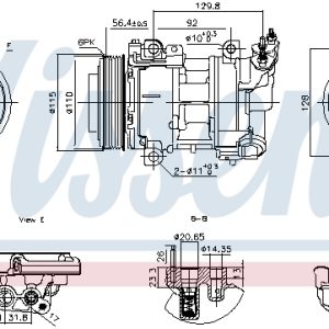 Compresor climatizare NISSENS 891016 – PEOUGET | AutoRival