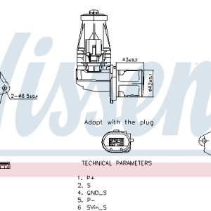 Supapa EGR NISSENS 98377 – PEOUGET | AutoRival