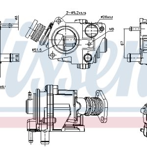 Supapa EGR NISSENS 98424 – PEOUGET | AutoRival