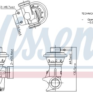 Supapa EGR NISSENS 98496 – PEOUGET | AutoRival