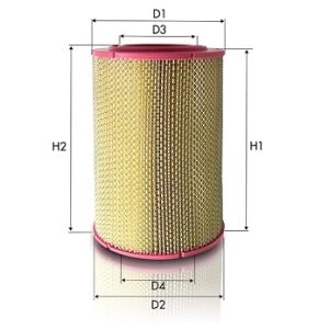 Filtru aer TECNECO FILTERS AR503i – PEOUGET | AutoRival