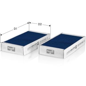Filtru aer habitaclu TECNECO FILTERS CK10536C-2 – PEOUGET | AutoRival