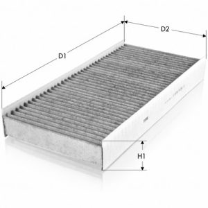 Filtru aer habitaclu TECNECO FILTERS CK9398C – PEOUGET | AutoRival