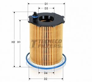 Filtru ulei TECNECO FILTERS OL07033E – PEOUGET | AutoRival