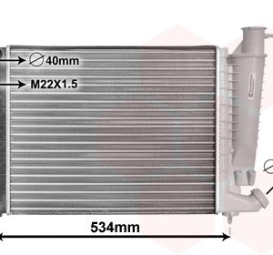Radiator racire motor VAN WEZEL 09002059 – PEOUGET | AutoRival