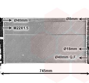 Radiator racire motor VAN WEZEL 09002142 – PEOUGET | AutoRival