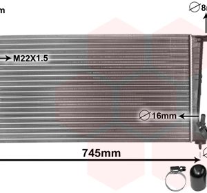 Radiator racire motor VAN WEZEL 09002153 – PEOUGET | AutoRival