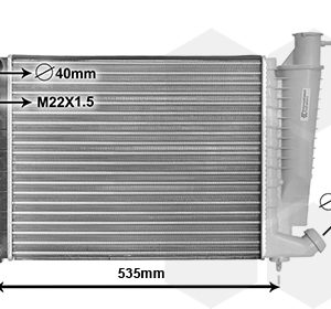 Radiator racire motor VAN WEZEL 09002154 – PEOUGET | AutoRival