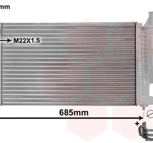 Radiator racire motor VAN WEZEL 09002155 – PEOUGET | AutoRival