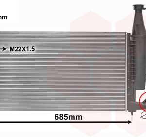 Radiator racire motor VAN WEZEL 09002168 – PEOUGET | AutoRival