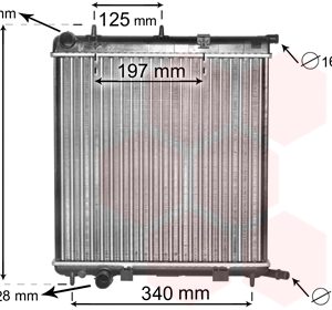 Radiator racire motor VAN WEZEL 09002188 – PEOUGET | AutoRival