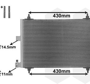 Condensator climatizare VAN WEZEL 09005173 – PEOUGET | AutoRival