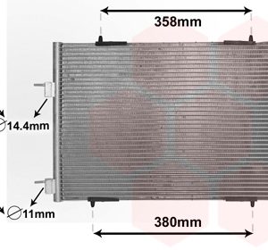 Condensator climatizare VAN WEZEL 09005272 – PEOUGET | AutoRival