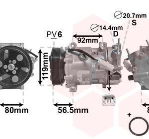 Compresor climatizare VAN WEZEL 0900K242 – PEOUGET | AutoRival