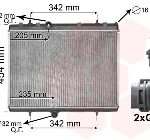 Radiator racire motor VAN WEZEL 09012706 – PEOUGET | AutoRival