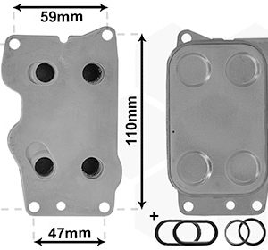 Radiator ulei motor VAN WEZEL 09013701 – PEOUGET | AutoRival