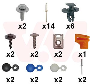 Set montaj bara protectie VAN WEZEL 0906794 – PEOUGET | AutoRival