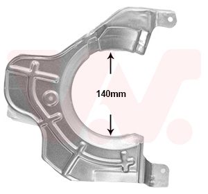 Protectie stropire disc frana VAN WEZEL 1651371 – PEOUGET | AutoRival