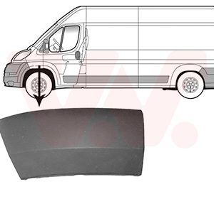 Elemente decorative / protectie aripa VAN WEZEL 1651523 – PEOUGET | AutoRival
