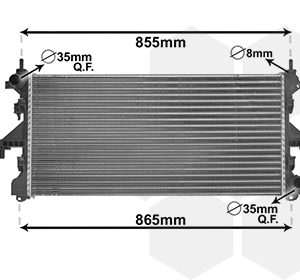 Radiator racire motor VAN WEZEL 17002453 – PEOUGET | AutoRival