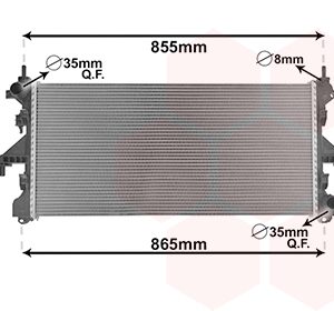 Radiator racire motor VAN WEZEL 17012704 – PEOUGET | AutoRival