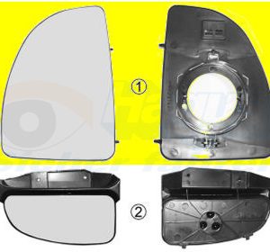 Sticla oglinda oglinda retrovizoare exterioara VAN WEZEL 1747832 – PEOUGET | AutoRival