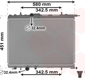 Radiator racire motor VAN WEZEL 40002001 – PEOUGET | AutoRival
