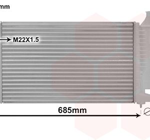 Radiator racire motor VAN WEZEL 40002137 – PEOUGET | AutoRival